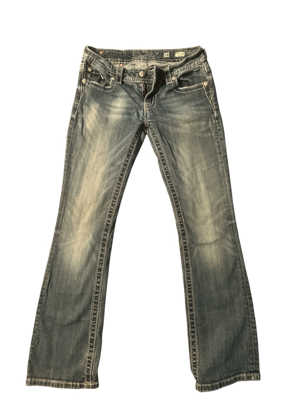 Miss Me Faded Blue Flare Jeans
